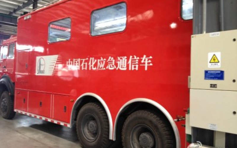 我公司为中石化提供的车载气象站近期完成安装调试